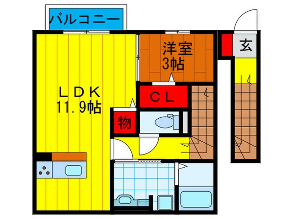 シャルマンドムスの物件間取画像